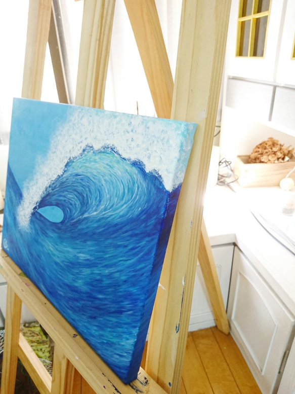 ｜Kiss The Wave｜Acrylic Painting 5枚目の画像