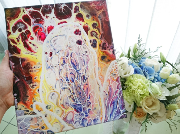 Kiss The Earth With Love 9｜Acrylic Painting 絵画 Chih Ying He Art