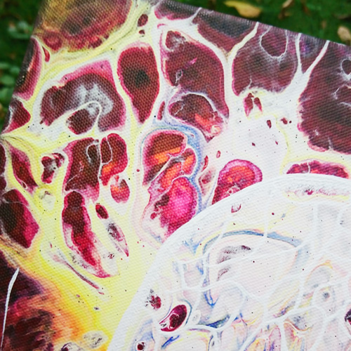 Kiss The Earth With Love 9｜Acrylic Painting 絵画 Chih Ying He Art