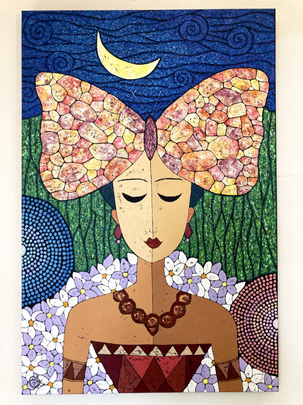 ｜Flow Of Life 1｜Contemporary Painting 60 x 90 cm Canvas 10,488円