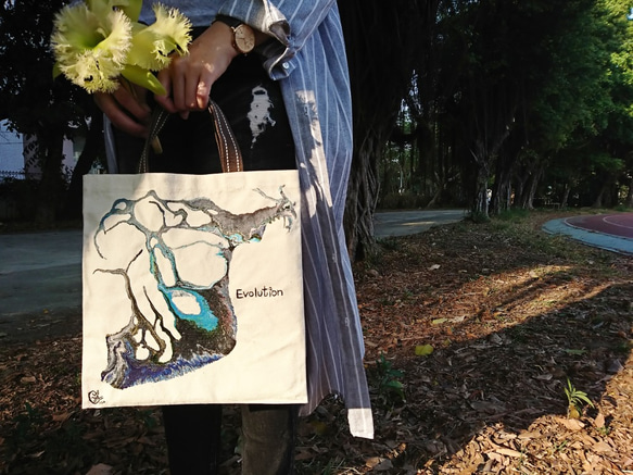 ｜ Evolution 12｜Hand Drawn Bag 9枚目の画像