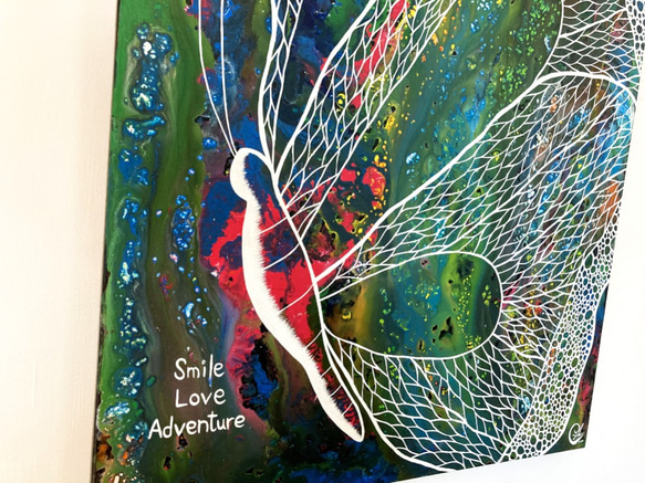 ｜Smile Love Adventure 2｜ Painting 60.5 x 80 cm Canvas 2枚目の画像