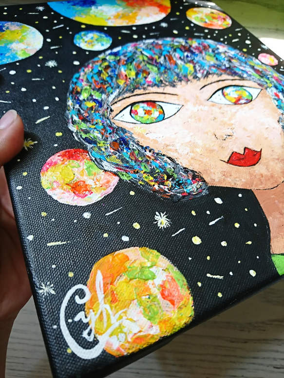 ｜Light Up Your Little Planet 7｜ Painting Canvas 5枚目の画像