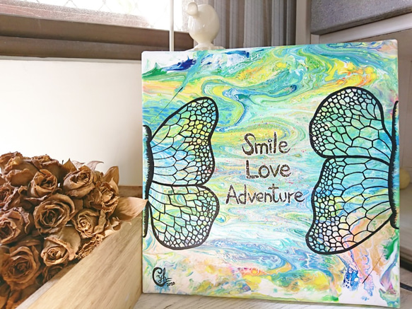 ｜My Little Smile Love Adventure 5｜ Painting 30x30 cm 7枚目の画像