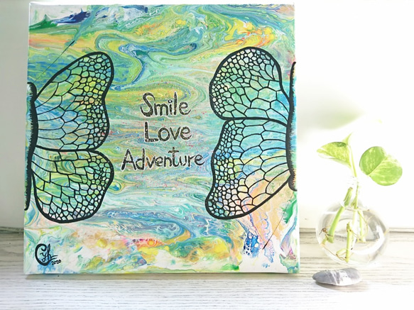 ｜My Little Smile Love Adventure 5｜ Painting 30x30 cm 8枚目の画像