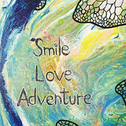 ｜My Little Smile Love Adventure 6｜ Painting 30x30 cm 8枚目の画像