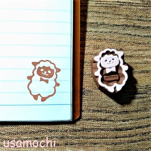 ひつじの消しゴムはんこセット はんこ・スタンプ うさもち 通販