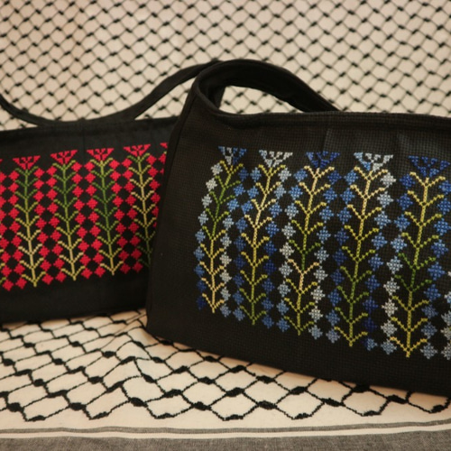 パレスチナ刺繍】オトナ可愛い刺繍のハンドバッグ ハンドバッグ パレスチナ刺繍】オトナ可愛い刺繍のハンドバッグ ハンドバッグ