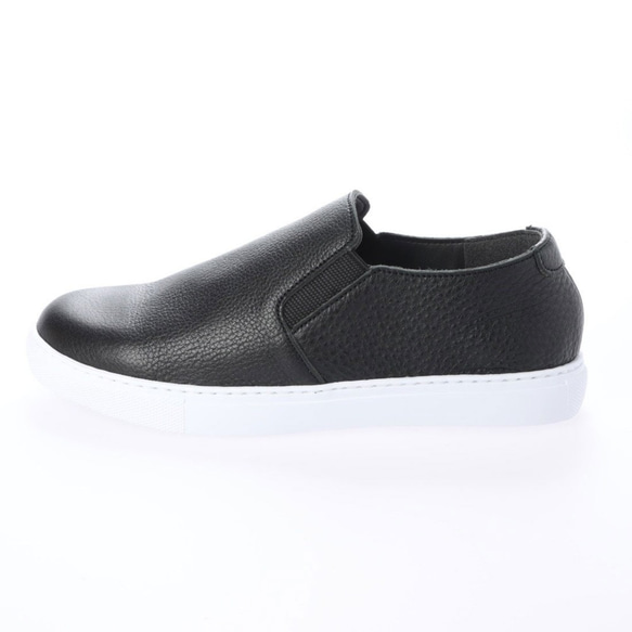 【國產真皮使用】Slip-on Black Leather 2022 秋冬鞋款日本製造國產材質*定做* 第3張的照片