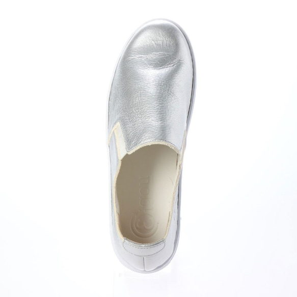 [使用國產真皮] Slip-on silver Leather 2022 秋冬鞋 日本製造 國產材料 *定做* 第4張的照片