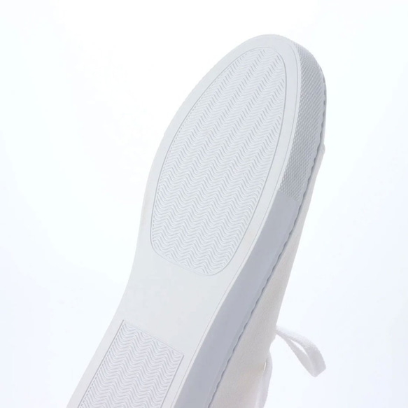 【國產真皮使用】繫帶運動鞋白色皮革2022秋冬鞋日本製造國產材料*定做* 第6張的照片