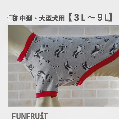 3L～9L】【フランス製 生地】シマウマ ラグラン Tシャツ（袖