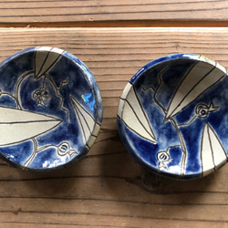 No.45 掻き落とし 月桃の楕円皿　大　やちむん No.45 掻き落とし 月桃の楕円皿 大 やちむん