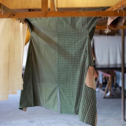 【職人手染め生地で作り上げる羽織】equinox 「matsuba」 5枚目の画像