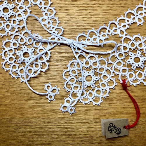 受注製作＊ タティングレースの付け襟【少女の夢】 その他ファッション