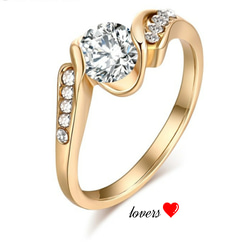 送料無料 15号 シルバー スーパーCZダイヤモンド デザイナーズ ジュエリー リング 指輪 ウエディング リング 5枚目の画像
