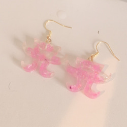 浜崎あゆみ Aマーク ハートピアス ピアス（フック・チェーン
