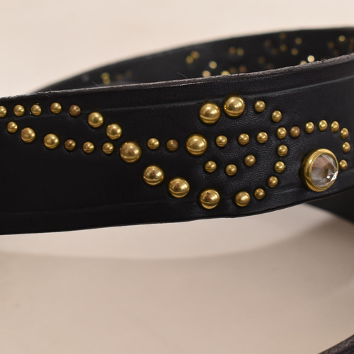 ☆ROCKA BILLY☆ハンドメイド/スタッズベルトW36