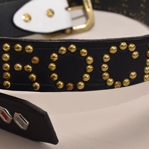 ☆ROCKA BILLY☆ハンドメイド/スタッズベルトW36