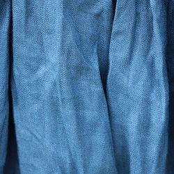 ギャザースカート：青 4枚目の画像
