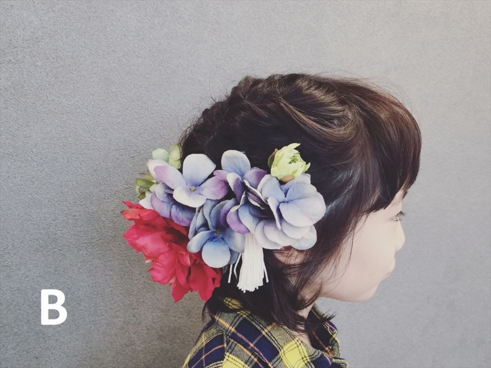 Item No.780（お花の髪飾りセット/1点もの・送料込）
