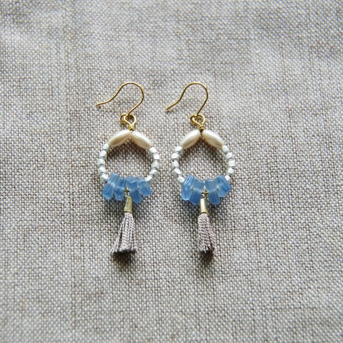 Item No.555（ピアス・イヤリング） ピアス（フック・チェーン 