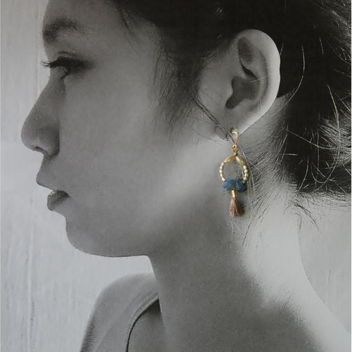 Item No.555（ピアス・イヤリング） ピアス（フック・チェーン 