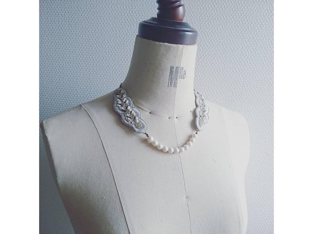 Item No.704(刺繍ネックレス/受注制作)