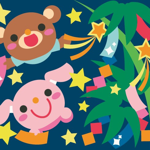 ♥A*B♡ひまわり飾り。ひまわりうさぎちゃん*♡可愛い七夕飾り*♡♥ 大きな壁面飾り☆ひまわり畑で虫とり☆くま うさぎ 夏 幼稚園