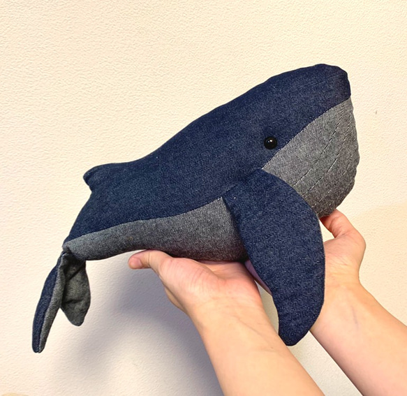 クジラさんぬいぐるみ ぬいぐるみ mugi 通販 7664727｜Creema