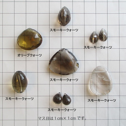 天然石  プレミアムカラーアソートパック　ブラウン系セットB　（ai-0427） 2枚目の画像