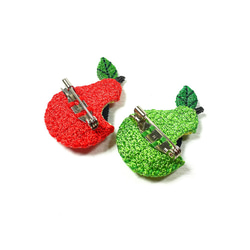 CUTOUT PINS / カットアウト・ピンズ　「PEAR」レッド 3枚目の画像