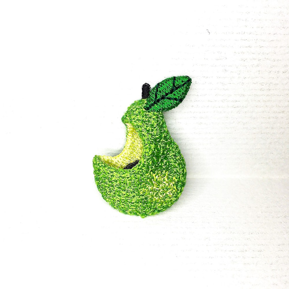 CUTOUT PINS / カットアウト・ピンズ　「PEAR」レッド 6枚目の画像