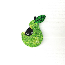 CUTOUT PINS / カットアウト・ピンズ　「PEAR」レッド 8枚目の画像