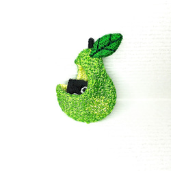 CUTOUT PINS / カットアウト・ピンズ　「PEAR」グリーン 3枚目の画像