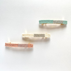 Barrette [straight] white・pink・green 2枚目の画像