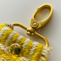 北欧手織りのキーホルダー・バッグチャーム　 4枚目の画像