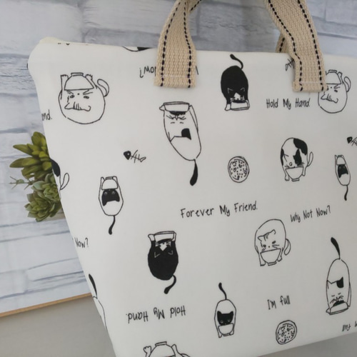 おしゃれな猫ちゃん☆ねこ ランチョンマット 給食セット お弁当袋