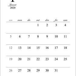 2020年カレンダー「白猫ヨルクの孤高の366日」 5枚目の画像