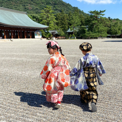 着物に合うヘアバンド（花柄） 6枚目の画像