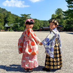 着物に合うヘアバンド（花柄） 7枚目の画像