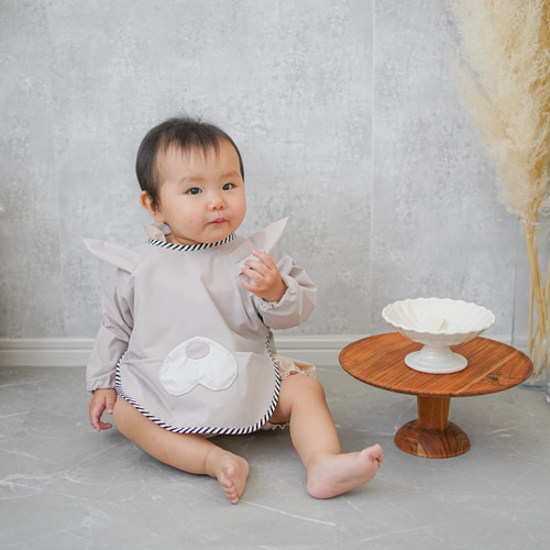 うさぎ(前ボタン長袖スモック2着) qo-yy360_5.jpg うさぎスモック