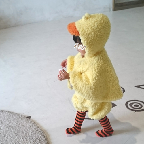 ヒヨコポンチョ ベビー服 HAM-NICO 通販 2758439｜Creema(クリーマ)