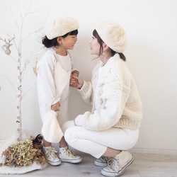 【kids50cm】エコファーベレー帽 1枚目の画像