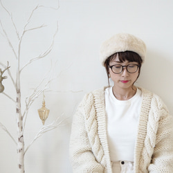 【Mama】エコファーベレー帽 5枚目の画像