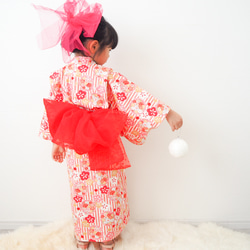 兩步浴衣（日本花卉圖案） 第1張的照片