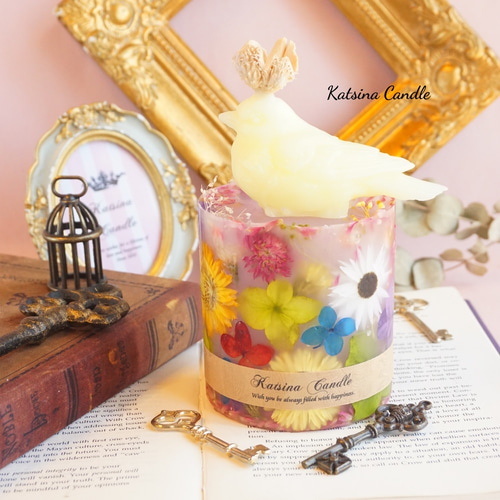 アロマ♡Spirit of love ～幸せを運ぶ小鳥＆ボタニカルキャンドル  