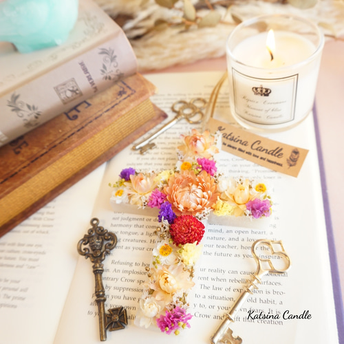 名入れタグ】選べる精油＆香り / 花 / 聖なるクロス(十字架