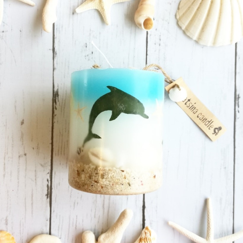 リヤドロドンキホーテ　サインプレート　イルカキャンドルホルダーセット リヤドロドンキホーテ サインプレート イルカキャンドルホルダーセット