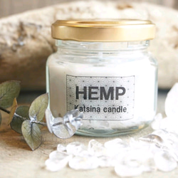 麻炭＆水晶☆HEMP CANDLE ～イヤシロチ～ 3枚目の画像